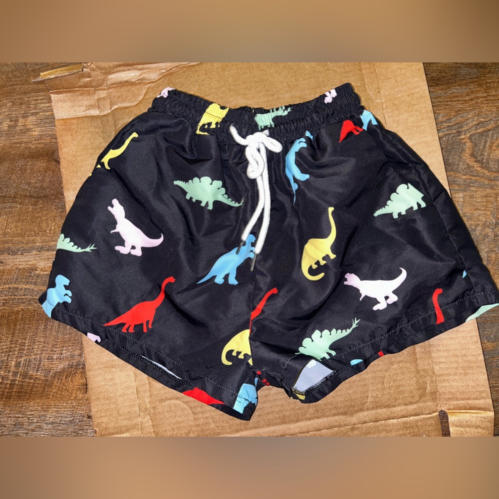 Dinosaur swimming shorts